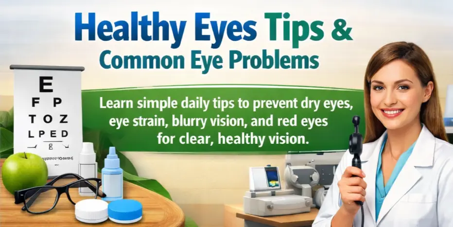 Healthy Eyes Tips & Common Eye Problems